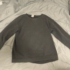 Dark Gray Hanes Crewneck